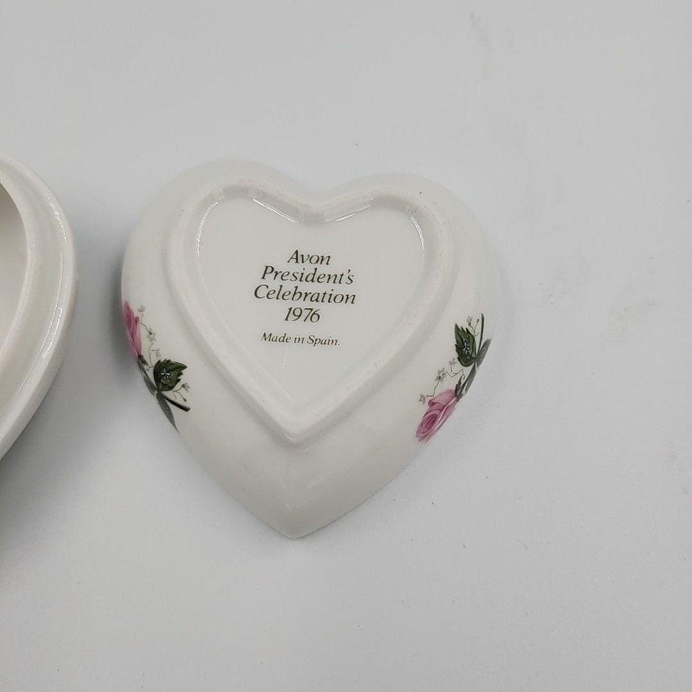 Vintage Avon 1976 President's Celebration Vanity Trinket Dish Made in‎ Spain - Picture 4 of 6